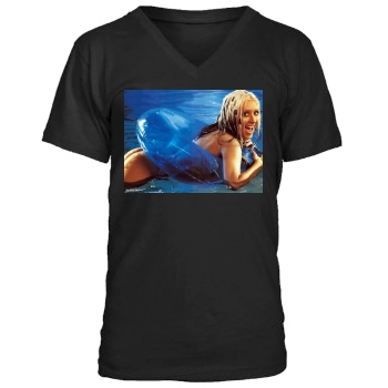 Christina Aguilera Men's V-Neck T-Shirt