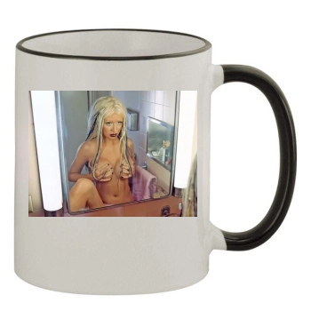 Christina Aguilera 11oz Colored Rim & Handle Mug