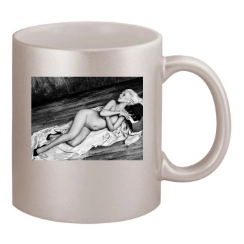 Christina Aguilera 11oz Metallic Silver Mug