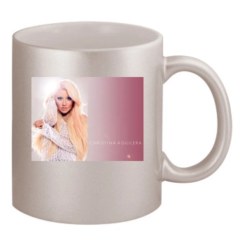 Christina Aguilera 11oz Metallic Silver Mug