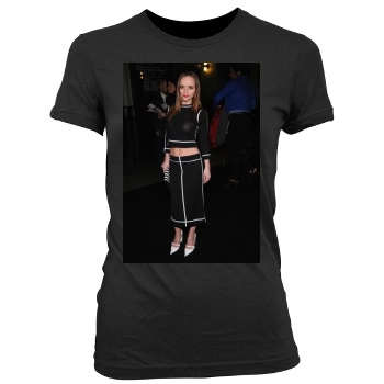 Christina Ricci Women's Junior Cut Crewneck T-Shirt