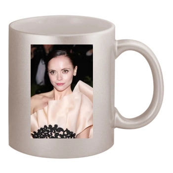 Christina Ricci 11oz Metallic Silver Mug