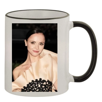 Christina Ricci 11oz Colored Rim & Handle Mug