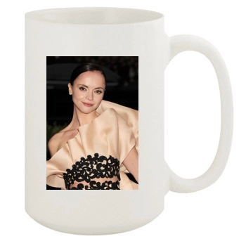 Christina Ricci 15oz White Mug