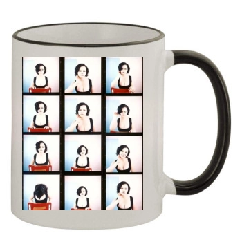 Christina Ricci 11oz Colored Rim & Handle Mug