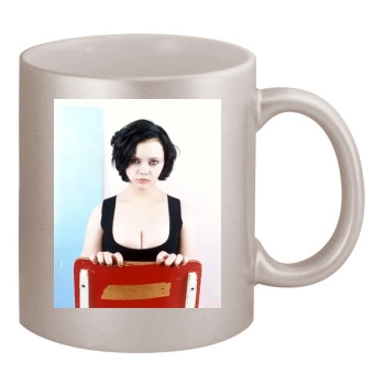 Christina Ricci 11oz Metallic Silver Mug