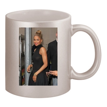 Ciara 11oz Metallic Silver Mug