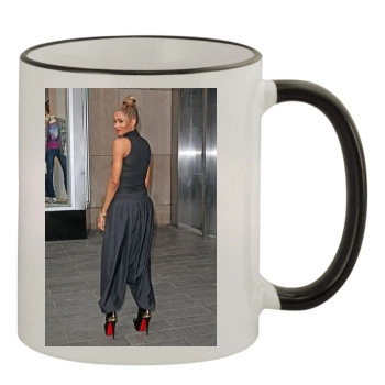 Ciara 11oz Colored Rim & Handle Mug