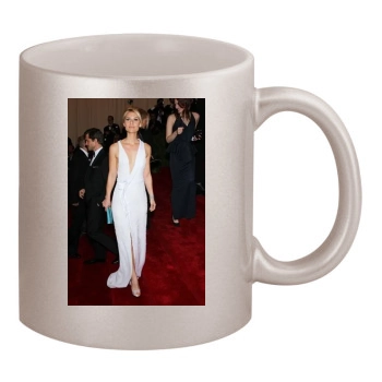 Claire Danes 11oz Metallic Silver Mug