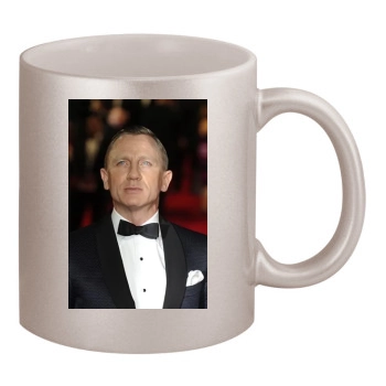 Daniel Craig 11oz Metallic Silver Mug