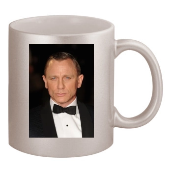 Daniel Craig 11oz Metallic Silver Mug