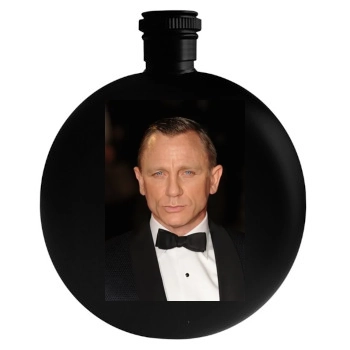 Daniel Craig Round Flask