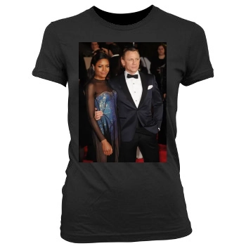 Daniel Craig Women's Junior Cut Crewneck T-Shirt