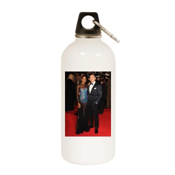 Daniel Craig White Water Bottle With Carabiner