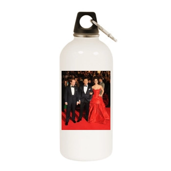 Daniel Craig White Water Bottle With Carabiner