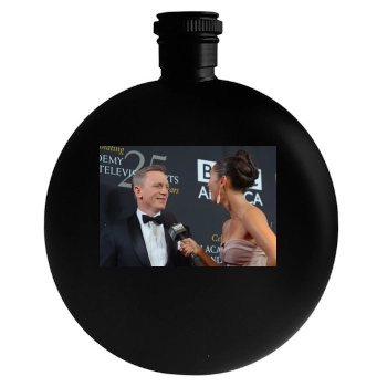 Daniel Craig Round Flask