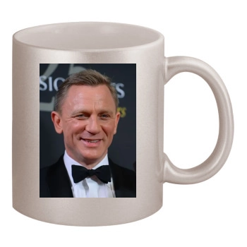 Daniel Craig 11oz Metallic Silver Mug