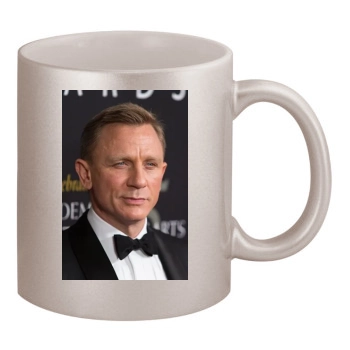 Daniel Craig 11oz Metallic Silver Mug