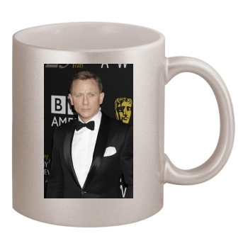 Daniel Craig 11oz Metallic Silver Mug