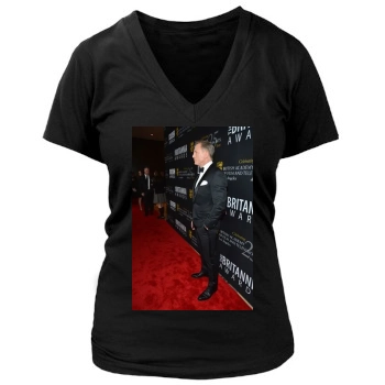 Daniel Craig Women's Deep V-Neck TShirt