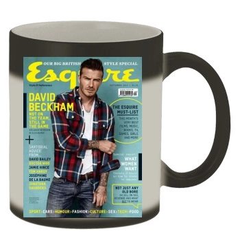 David Beckham Color Changing Mug