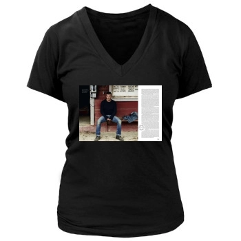 David Beckham Women's Deep V-Neck TShirt