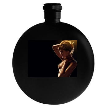 Eva Mendes Round Flask