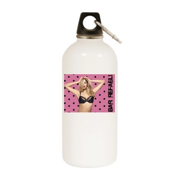 Bar Refaeli White Water Bottle With Carabiner