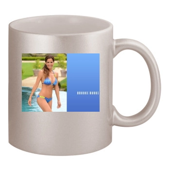 Brooke Burke 11oz Metallic Silver Mug