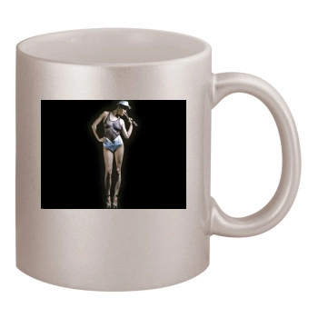 Brooklyn Decker 11oz Metallic Silver Mug