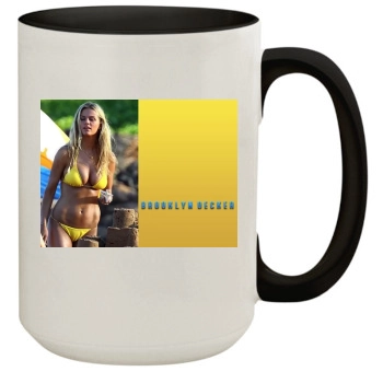 Brooklyn Decker 15oz Colored Inner & Handle Mug