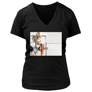 Brooklyn Decker Women's Deep V-Neck TShirt