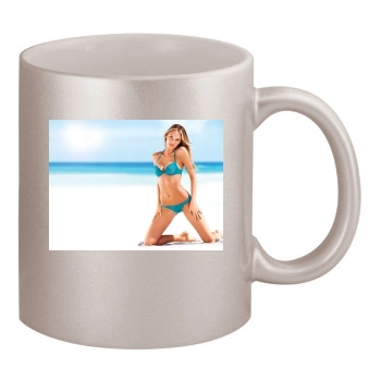 Candice Swanepoel 11oz Metallic Silver Mug