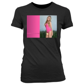 Carmen Electra Women's Junior Cut Crewneck T-Shirt