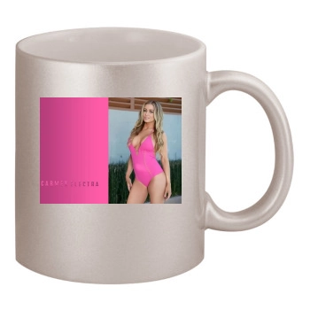 Carmen Electra 11oz Metallic Silver Mug