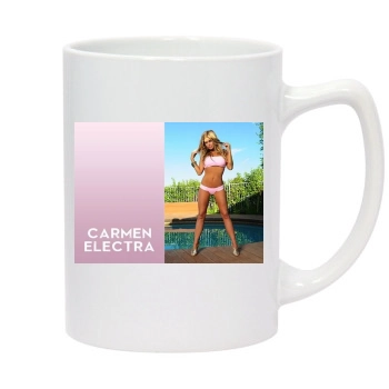 Carmen Electra 14oz White Statesman Mug