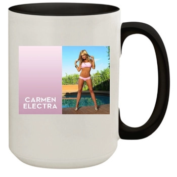 Carmen Electra 15oz Colored Inner & Handle Mug