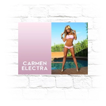 Carmen Electra Metal Wall Art