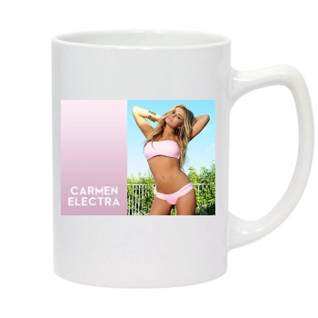 Carmen Electra 14oz White Statesman Mug