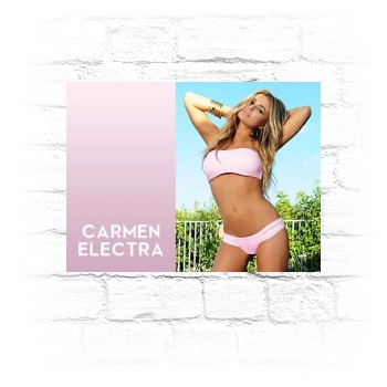 Carmen Electra Metal Wall Art