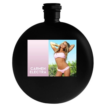 Carmen Electra Round Flask