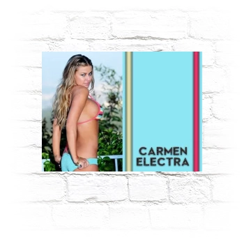 Carmen Electra Metal Wall Art