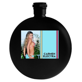 Carmen Electra Round Flask