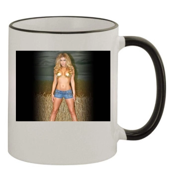 Carmen Electra 11oz Colored Rim & Handle Mug