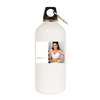 Cheryl Cole White Water Bottle With Carabiner