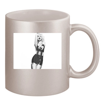 Christina Aguilera 11oz Metallic Silver Mug