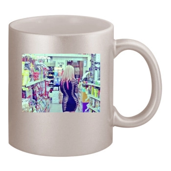 Christina Aguilera 11oz Metallic Silver Mug