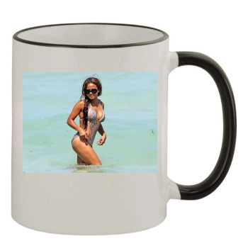 Christina Milian 11oz Colored Rim & Handle Mug