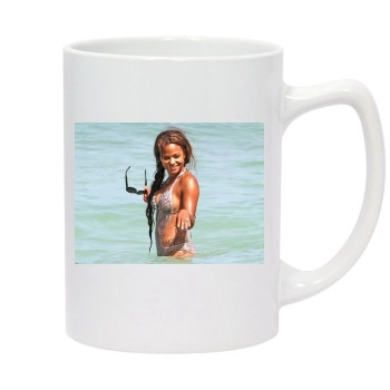 Christina Milian 14oz White Statesman Mug