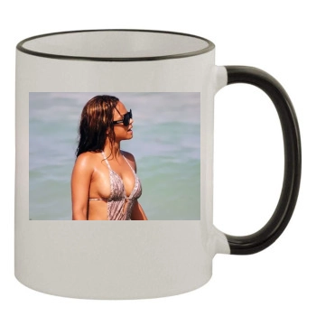 Christina Milian 11oz Colored Rim & Handle Mug